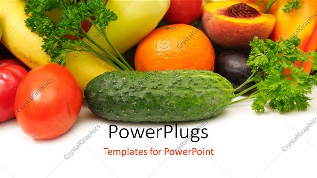  Presentation with fruits - Fresh and healthy fruits and vegetables