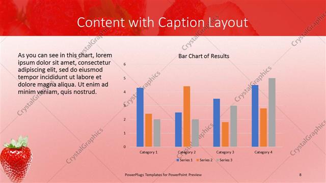 Content with Caption presentation slide layout
