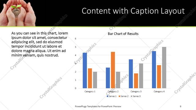 Content with Caption presentation slide layout