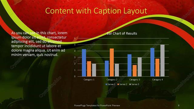 Content with Caption presentation slide layout