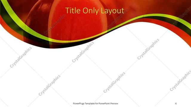 Title Only presentation slide layout