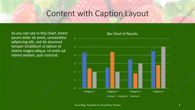 Content with Caption presentation slide layout