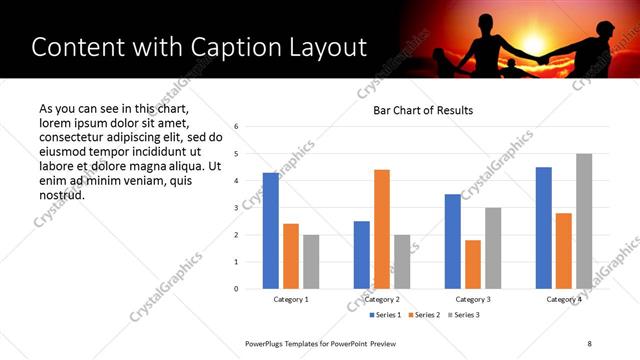 Content with Caption presentation slide layout