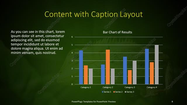 Content with Caption presentation slide layout