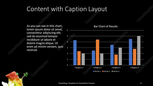 Content with Caption presentation slide layout