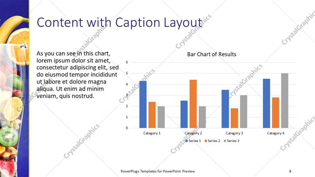 Content with Caption presentation slide layout