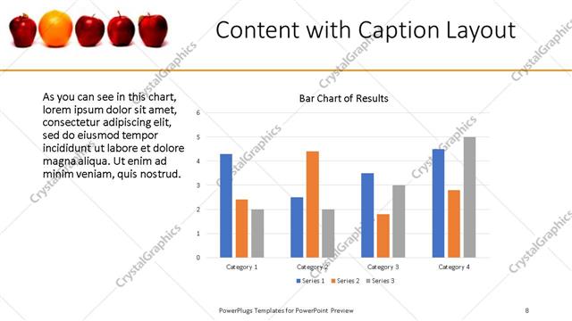 Content with Caption presentation slide layout