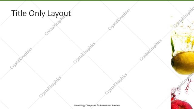 Title Only presentation slide layout