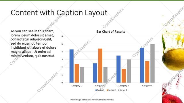 Content with Caption presentation slide layout