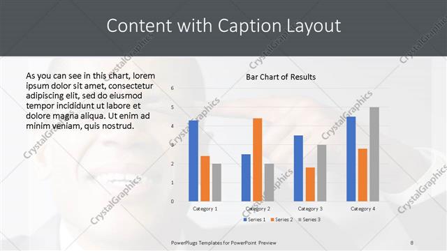 Content with Caption presentation slide layout