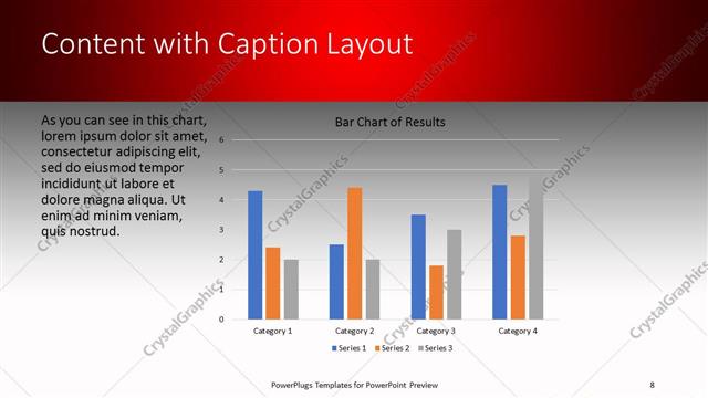 Content with Caption presentation slide layout