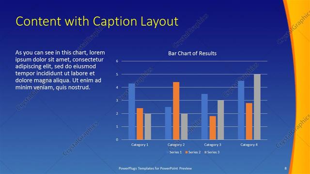 Content with Caption presentation slide layout