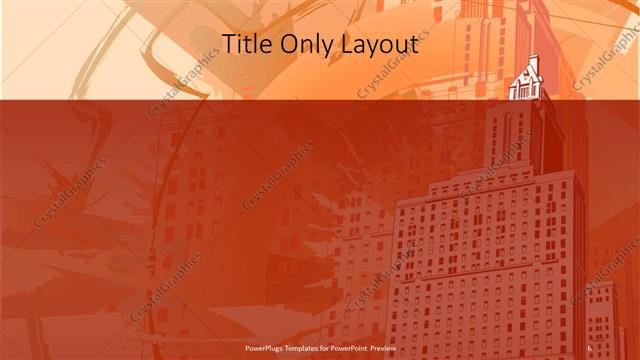 Title Only presentation slide layout