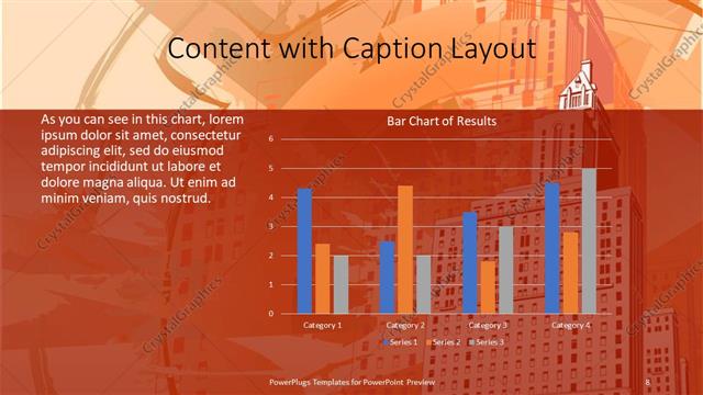 Content with Caption presentation slide layout