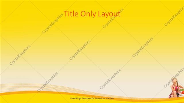 Title Only presentation slide layout
