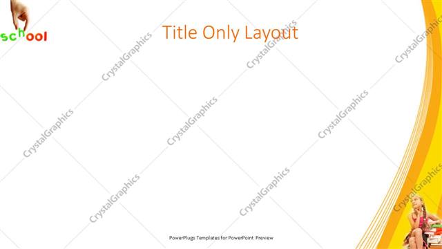 Title Only presentation slide layout