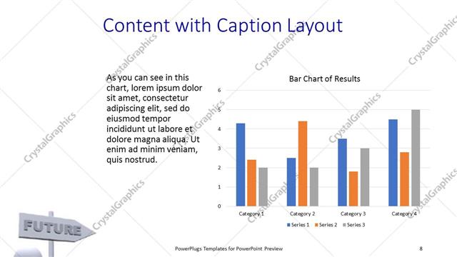 Content with Caption presentation slide layout