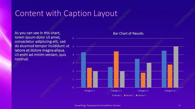 Content with Caption presentation slide layout