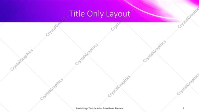 Title Only presentation slide layout