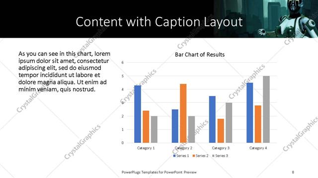 Content with Caption presentation slide layout