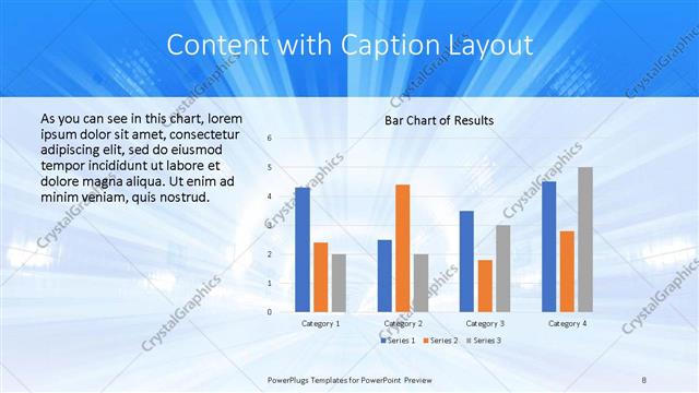 Content with Caption presentation slide layout