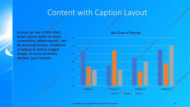 Content with Caption presentation slide layout