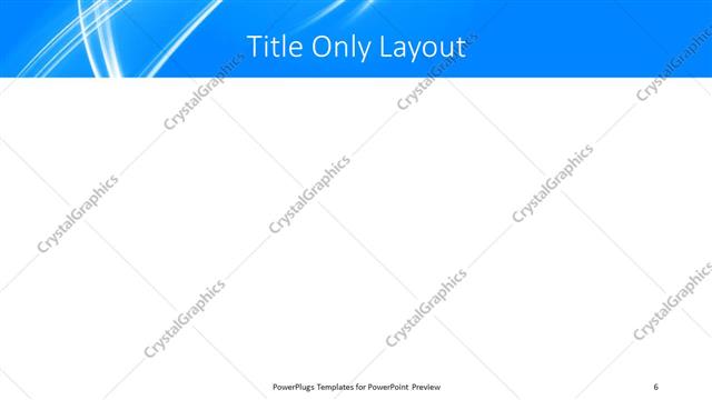 Title Only presentation slide layout