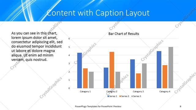 Content with Caption presentation slide layout