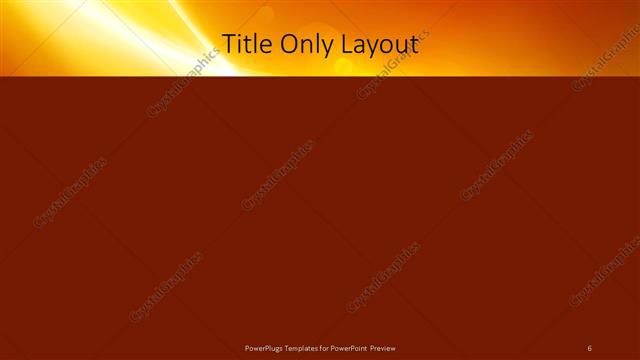 Title Only presentation slide layout
