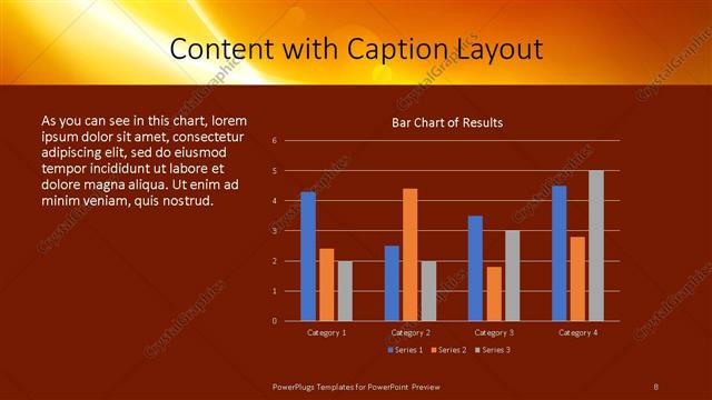 Content with Caption presentation slide layout