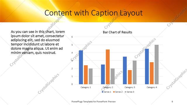 Content with Caption presentation slide layout