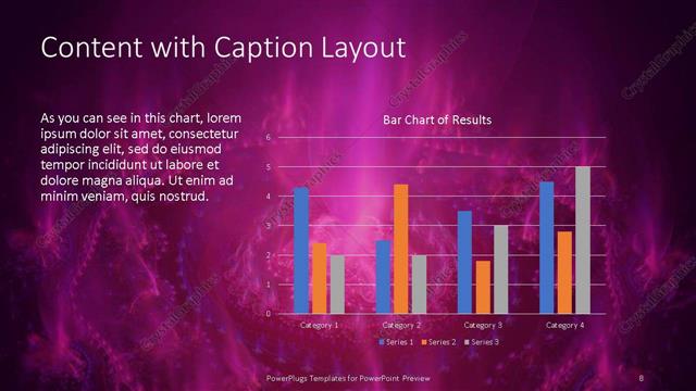 Content with Caption presentation slide layout