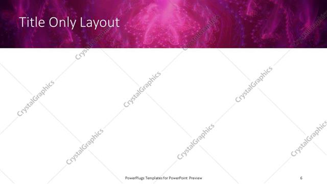 Title Only presentation slide layout