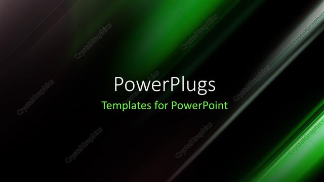  Presentation with blur - Futuristic Technology Abstract Green Colored Stripes