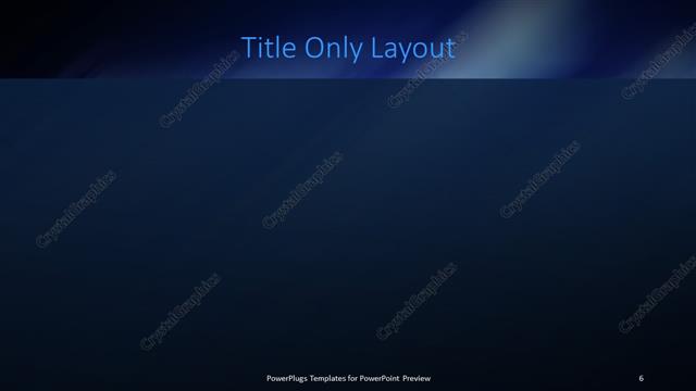 Title Only presentation slide layout