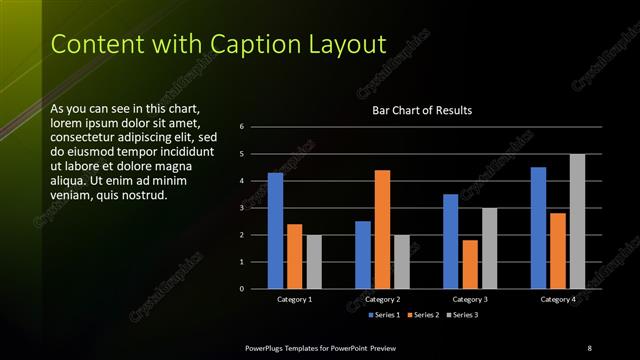 Content with Caption presentation slide layout