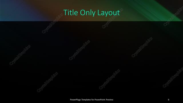 Title Only presentation slide layout