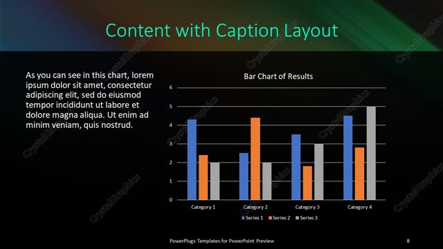 Content with Caption presentation slide layout