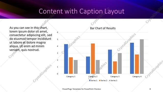 Content with Caption presentation slide layout