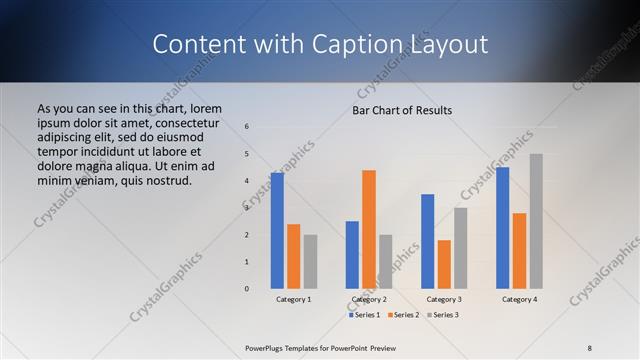 Content with Caption presentation slide layout