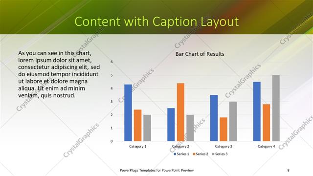 Content with Caption presentation slide layout