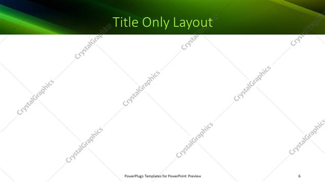 Title Only presentation slide layout