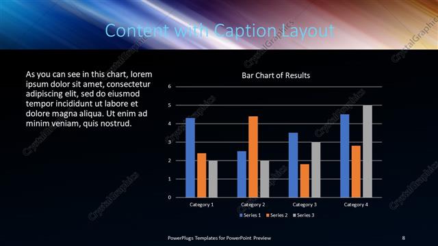 Content with Caption presentation slide layout