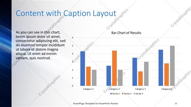 Content with Caption presentation slide layout