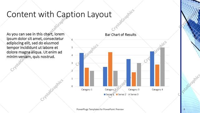 Content with Caption presentation slide layout