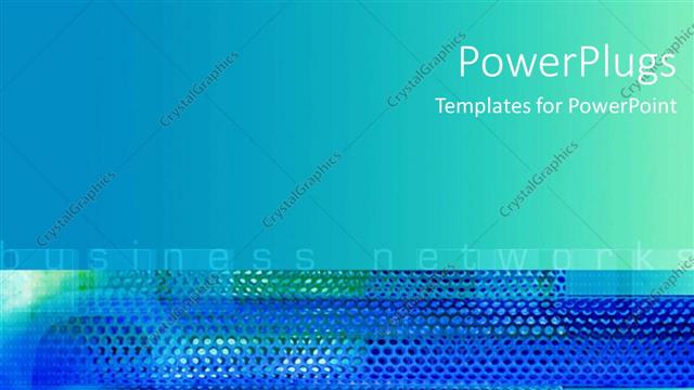  Presentation with fuzzy - A fuzzy blue and white surface with a text that spell out the word 