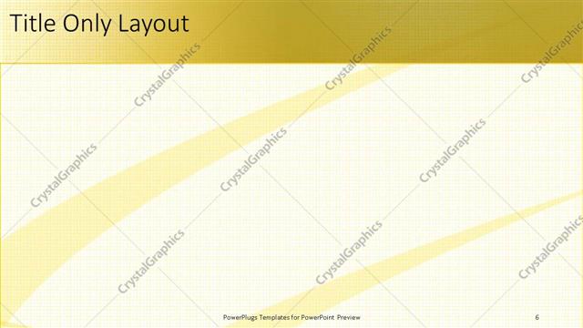 Title Only presentation slide layout