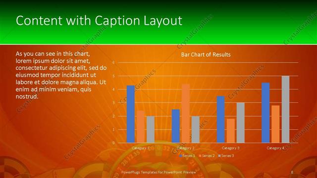 Content with Caption presentation slide layout