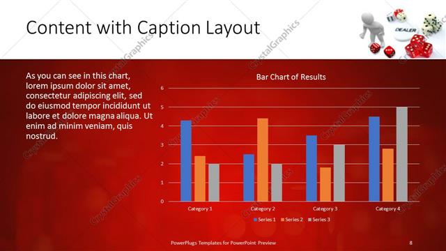 Content with Caption presentation slide layout
