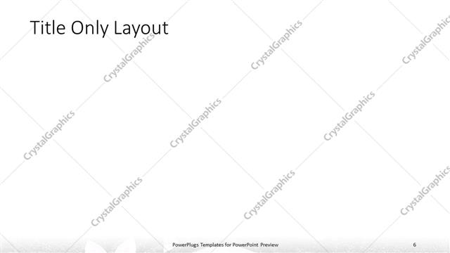 Title Only presentation slide layout